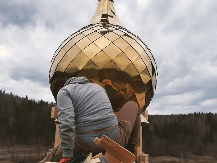 Установка куполов